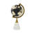 Ceramic Educational/Geographic Earth Gold Globe with Marble Base