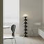 Lampe sur pied sculpturale moderne avec abat-jour globe Pagoda-968309826