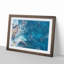 Aerial View of a Blue Ocean in Australia - Picture Frame Graphic Art Print on MDF-55682965-55682964