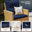 Chaise berçante d'extérieur en osier avec coussins Numenius-1045036253-1045036254