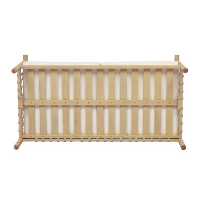 Corde beige clair en bois d'acacia teck clair