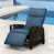 Coussin bleu paon / cadre noir