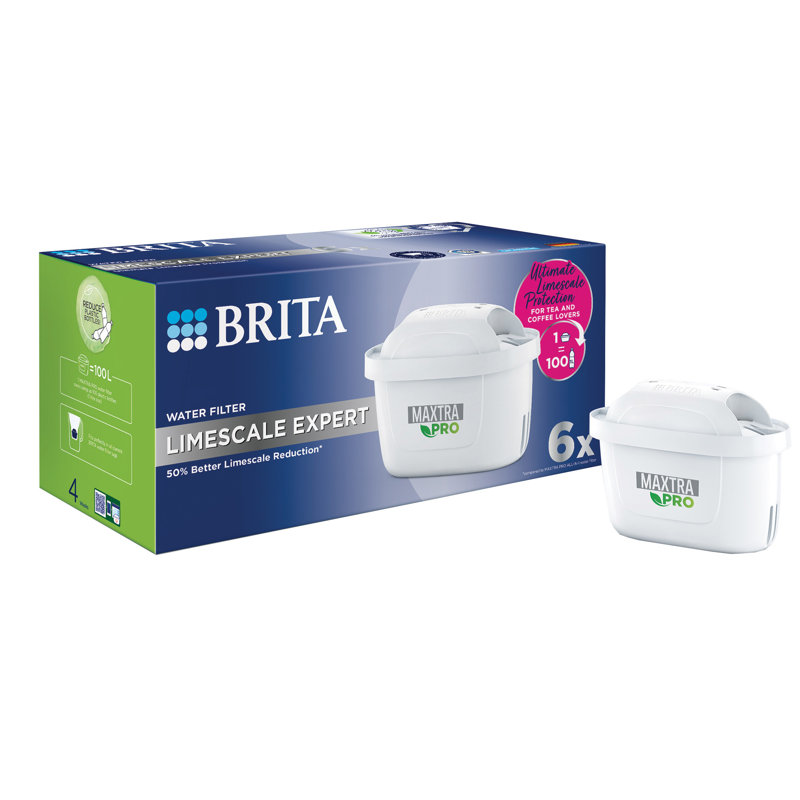 2.4L Marella Water Filter Jug with 5 Cartridges White