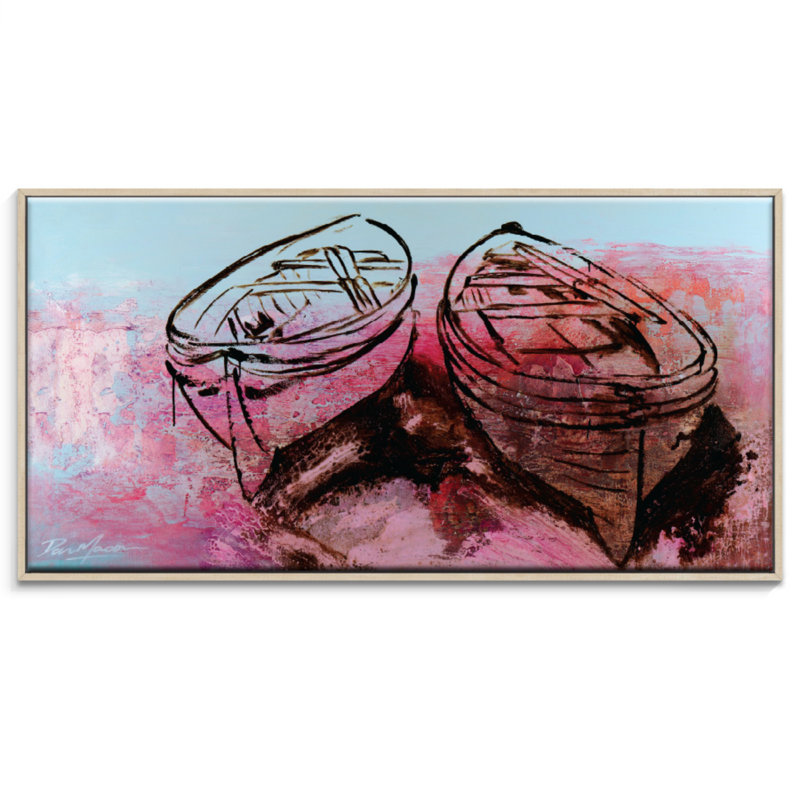 Dan Mason - Print on Canvas, Floater Framed, 32.5cm H x 62.5cm W