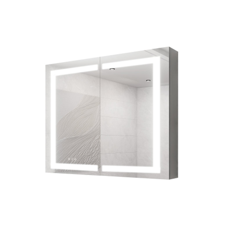 Pharmacie avec miroir de coiffeuse à DEL, H 36 po x l 30 po x P 5 po