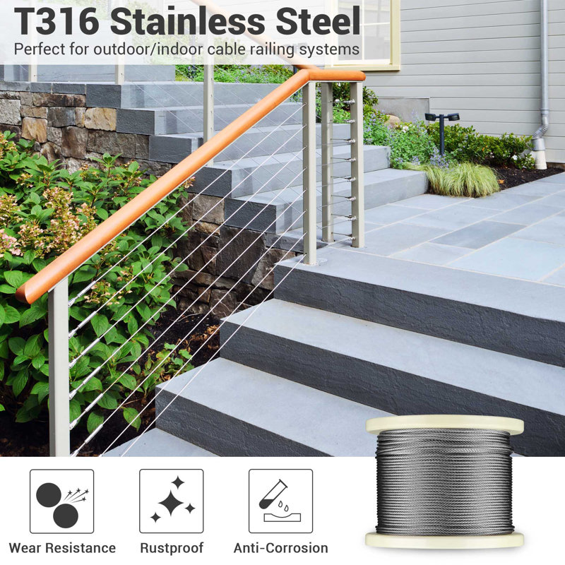 Rampe d'escalier 10 "
