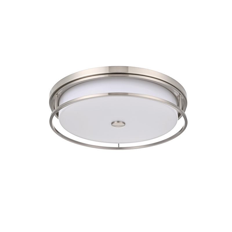 Ashok 20 inch LED Flush Mount , Polished Nickel