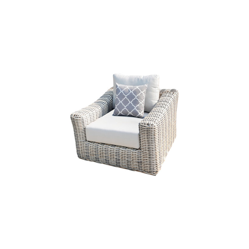 Sommerville Patio Chair with Cushions, Tan