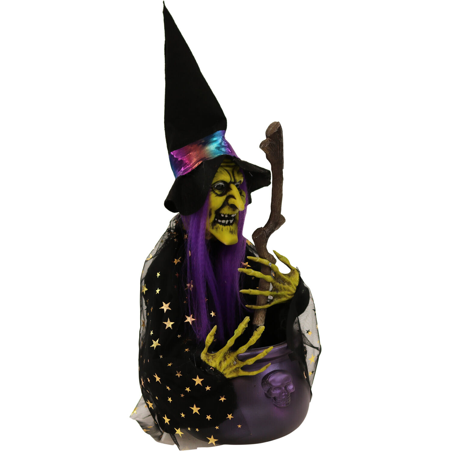 Haunted Hill Farm Animated Witch Figurine & Reviews | Wayfair