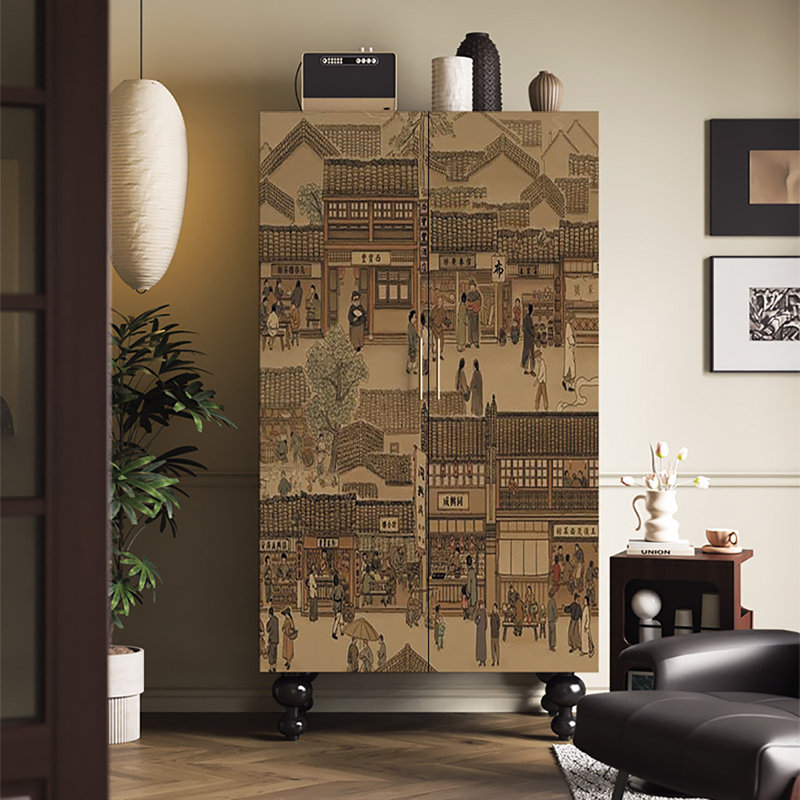 Armoire à double porte classique grande capacité