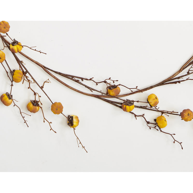 65" Artificial Mini Pumpkin Fall Garland