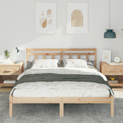 Solid Wood Bed