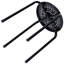 Tabouret d'appoint en métal Fakenham-33202212