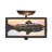10" Square Trout Flushmount