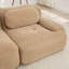 Canapé 4 places en velours côtelé doux 32D éponge haute résilience ergonomique pour animaux de compagnie à compression totale, sans emballage combiné sans assemblage pour les chambres à coucher, chameau