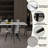 Otho Modern 63" to 94" Extendable Rectangular Dining Table For 6-10-30345567