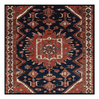 Tapis brun lavable à la machine