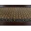 Tapis brun / bleu noué à la main de conception unique 6 pi 2 po x 16 pi 10 po