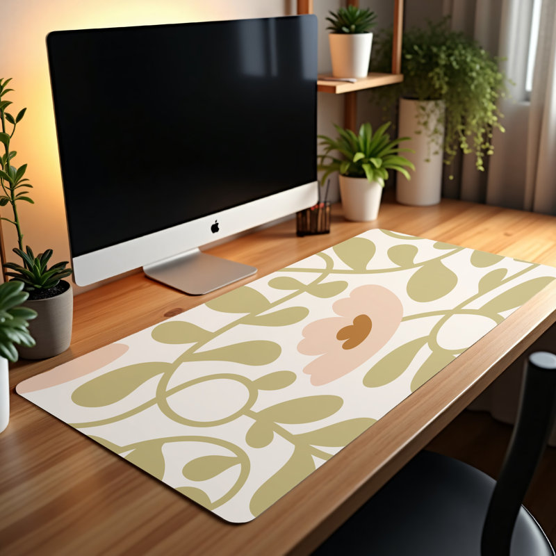 Polyester Desk Pad, 31.5x15.5