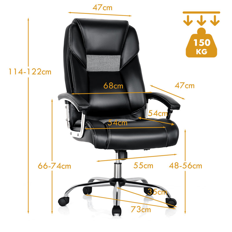 Brayden Studio Altarriba Executive Chair with Headrest