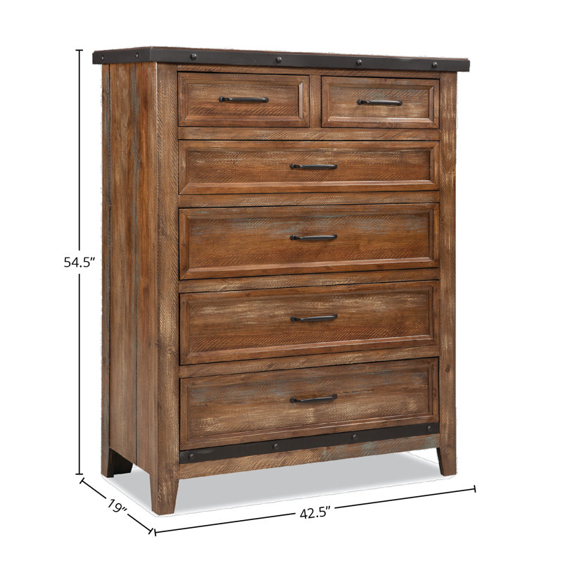 Commode 6 tiroirs Dargan