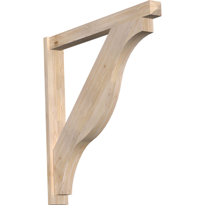 L 5 1/2 po x P 46 po x H 46 po Funston Craftsman lisse, sapin Douglas, H 46 po x l 5,5 po x P 46 po