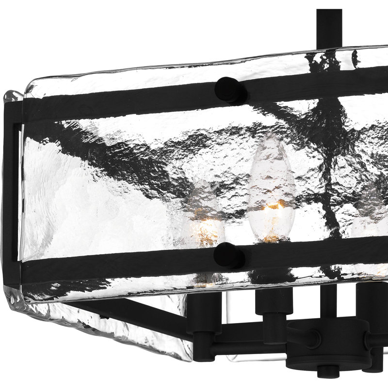 Plafonnier semi-encastré 4 lumières argenté Lancé, Terre noire