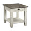 Table de bout en bois et brun Rosy