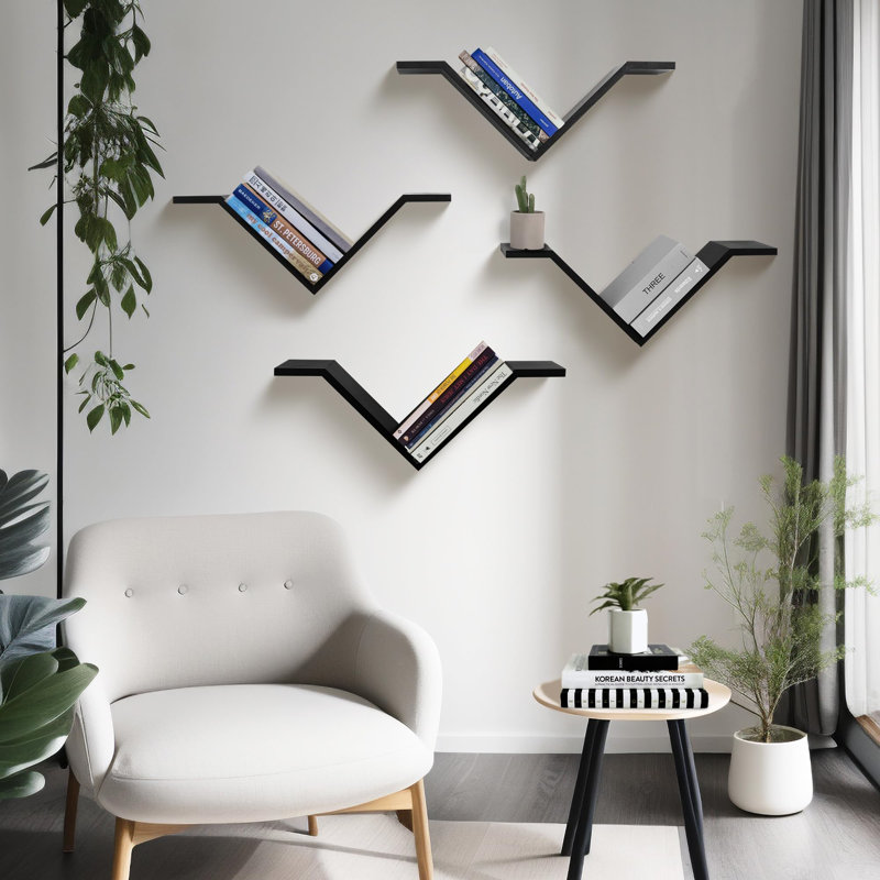 Floating Shelf, Black