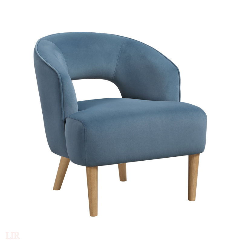 Fauteuil d'appoint Luxury Home, Bleu