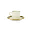 Ensemble de 4 tasses à espresso et soucoupes Old St. Nick