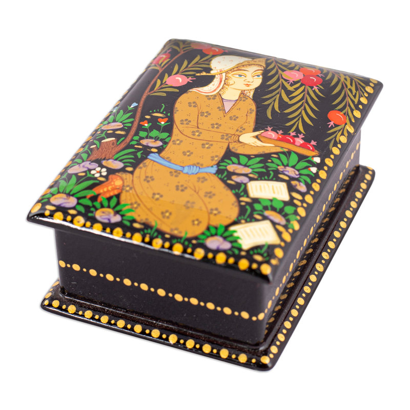 Boîte à bijoux en bois Lameca