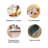 10 PC 6 Inches * 36 Inches W42 PVC Floor Wood Grain Self-Adhesive Easy To Use Suitable For Home Floor