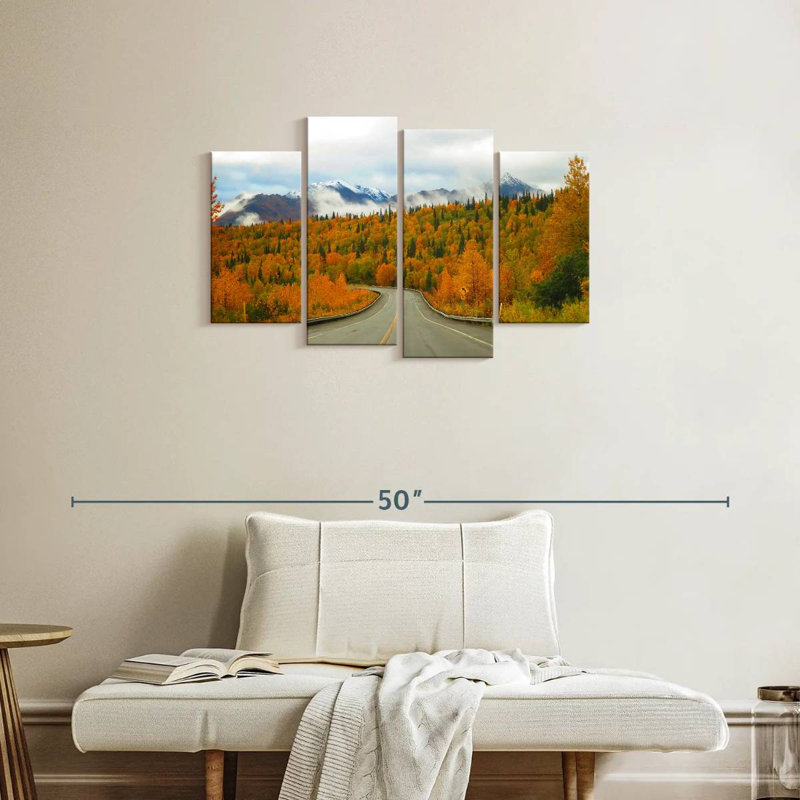 Mehar Autumn Time Parks Highway, 22" H x 36" W