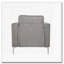 Fauteuil club en velours côtelé-1212546806