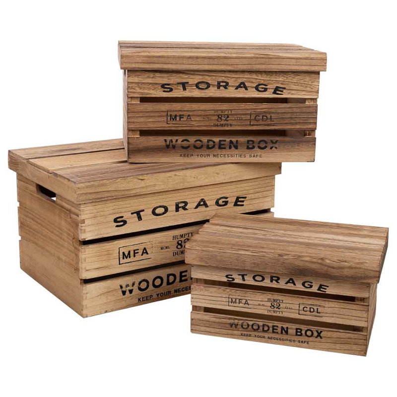 Glendarious 3 Piece Decorative Box Set, White