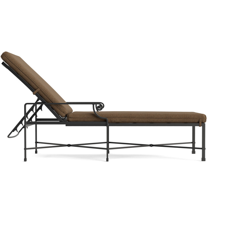 Venetian Outdoor Chaise Lounge, Fusion Moccasian, Dove Smooth