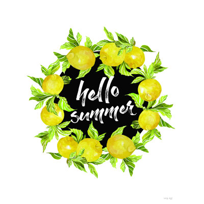 Hello Summer Lemons - reproduction sur toile tendue
