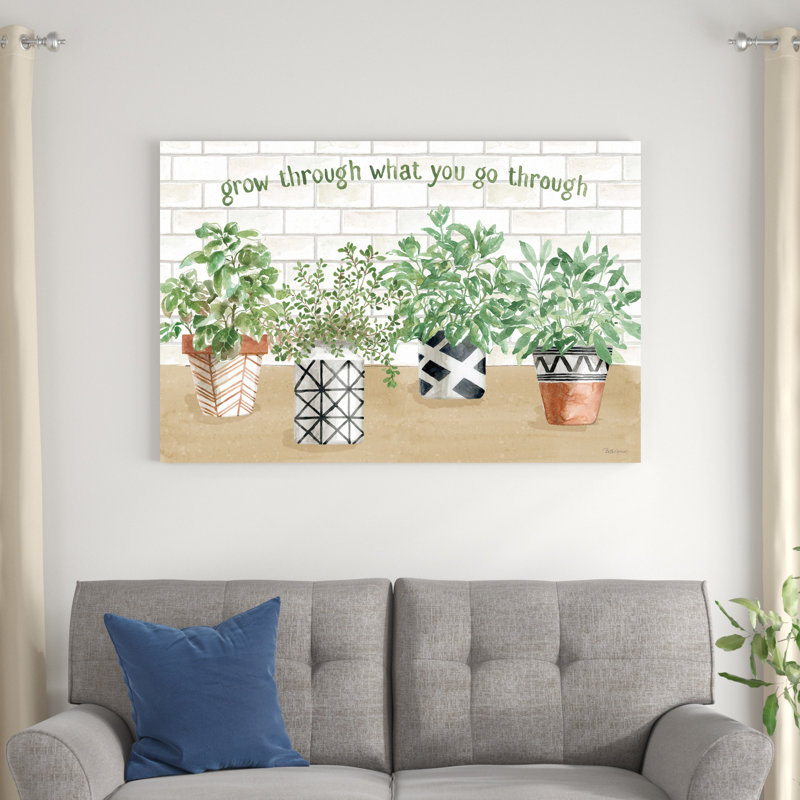 Herb Garden I, H 48 po x l 32 po x P 1,25 po