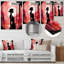Art déco noir et rose femme beauté IV - mode métal Art-2057505560