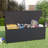 Furmax resin/solid wood and artificial wood outdoor storage benches