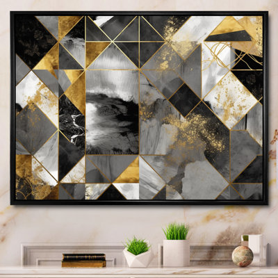 Luciana Exploration Golden Symmetry III abstraite sur toile