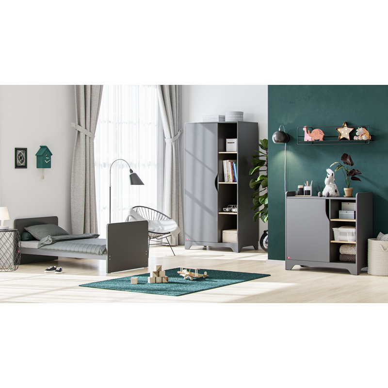 Mandalay Mini Cot Bed, Graphite