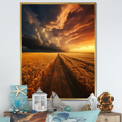 Baileyrae " Golden Fieldsa Mesmerizing Landscape "