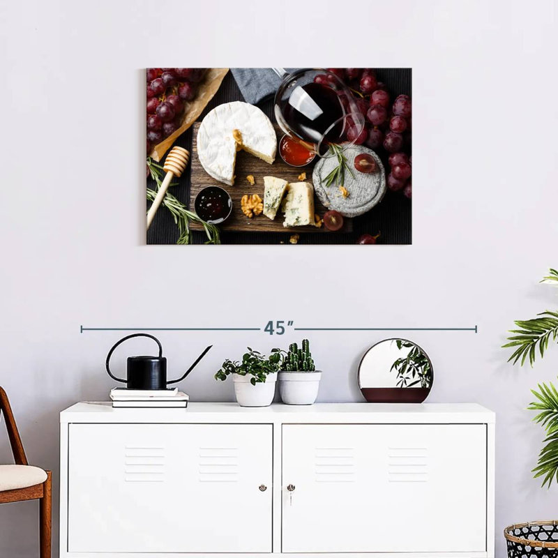 Yarlin Cheese And Wine, 20" H x 30" W