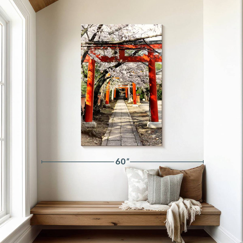 Aime Cherry Blossoms Torii, 45" H x 30" W