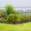 Panneaux de clôture de jardin en métal H 32 po x l 24 po, 4 panneaux + 1 barrière, 10 pi au total, clôture décorative sans creusage, bordure noire résistante à la rouille pour les parterres de fleurs, cour, patio-129549908-110963212