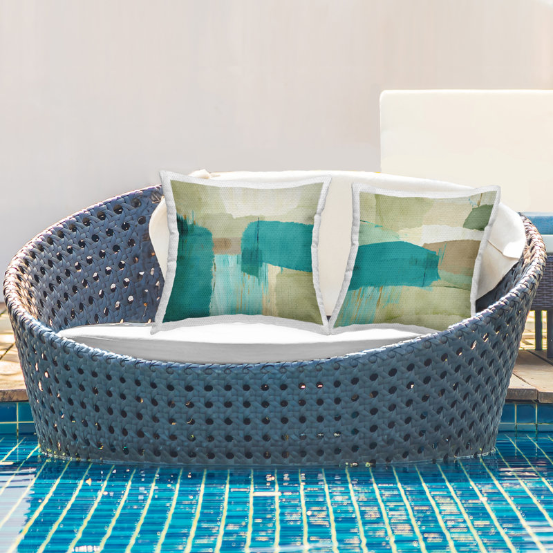 Abstract Outdoor Throw Pillow