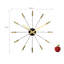 Plug Inn Metal Wall Clock-86638182