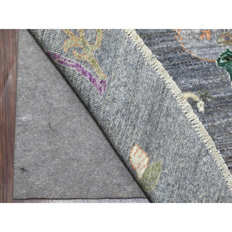 Tapis oriental rond en laine noué à la main 12 pi x 12 pi Peshawar et cyprès 12 pi x 12 pi 78CE31B0AC794BF2B25E9CC5BB1A2D4E